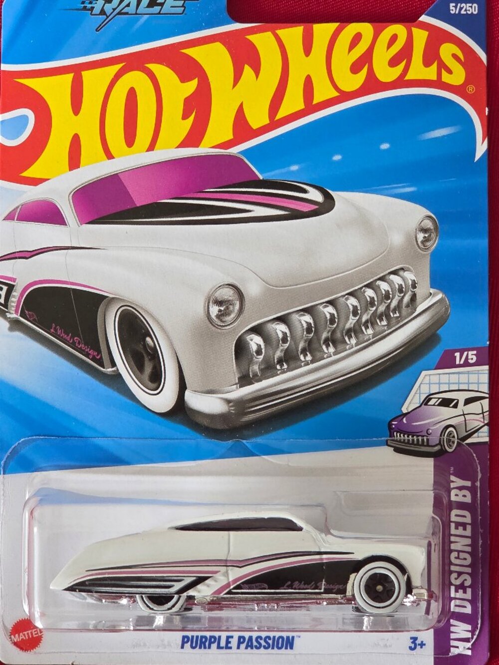 2024 HOT WHEELS, PURPLE PASSION, #1, MINT IN THE PACKAGE!!!